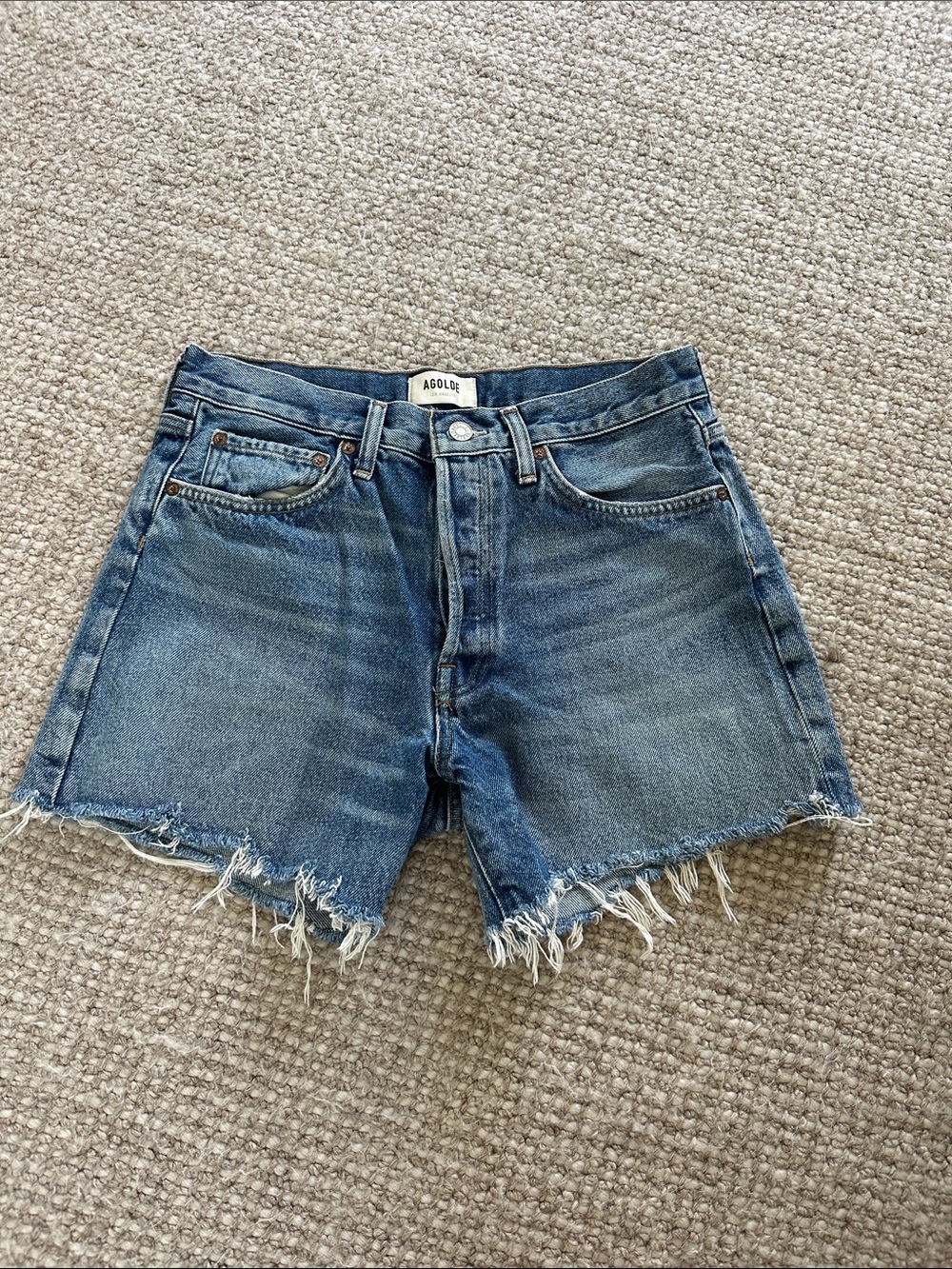 AGOLDE denim shorts